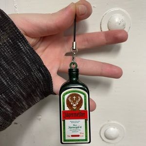 Chunky Large Jäegermeister phone charm accessories, handmade by me!